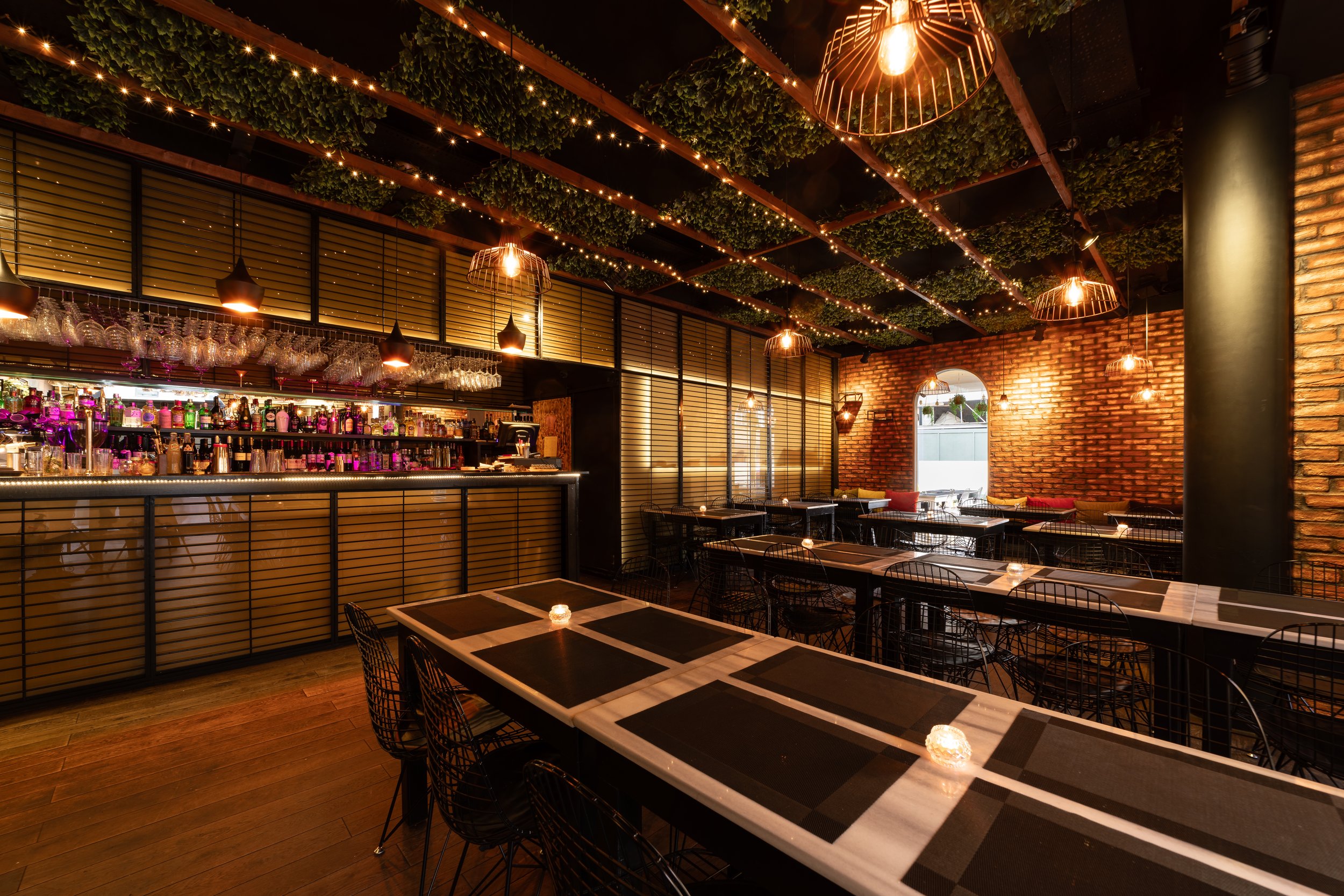 Stylish venue in Padharo Indian Restaurant for intimate gatherings and networking events.