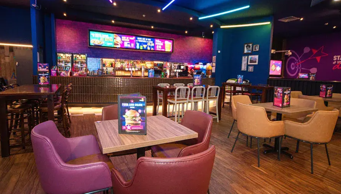 Vibrant social event space with modern decor at Whole Venue, Hollywood Bowl. - Banner