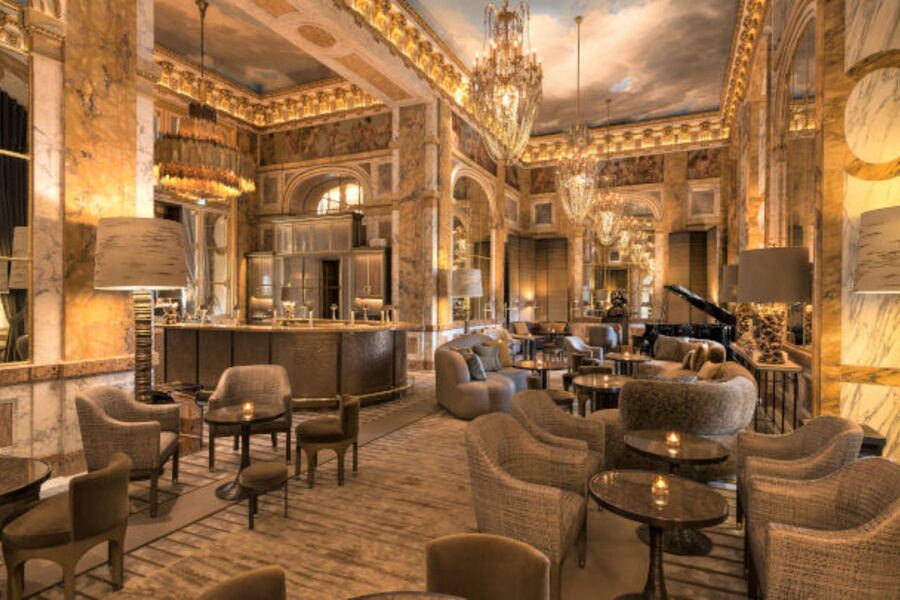 Elegant lounge at Boudoir, The Palais Nottingham, ideal for upscale events and receptions.