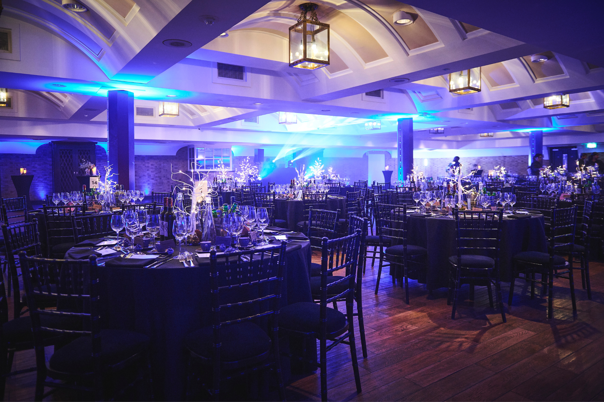 Elegant banquet hall at The King George III, perfect for weddings and corporate events.