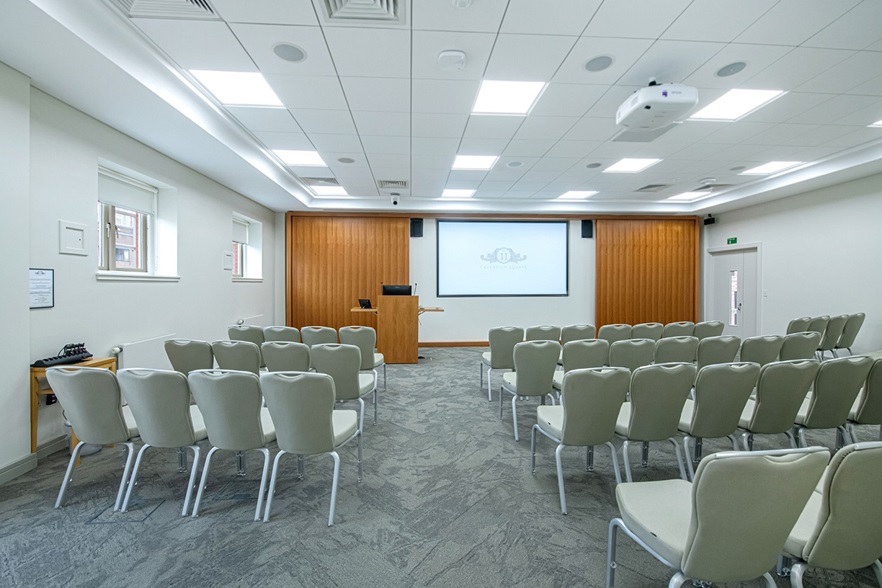 Marlborough Rooms: Neutral meeting space, corporate event, training venue.