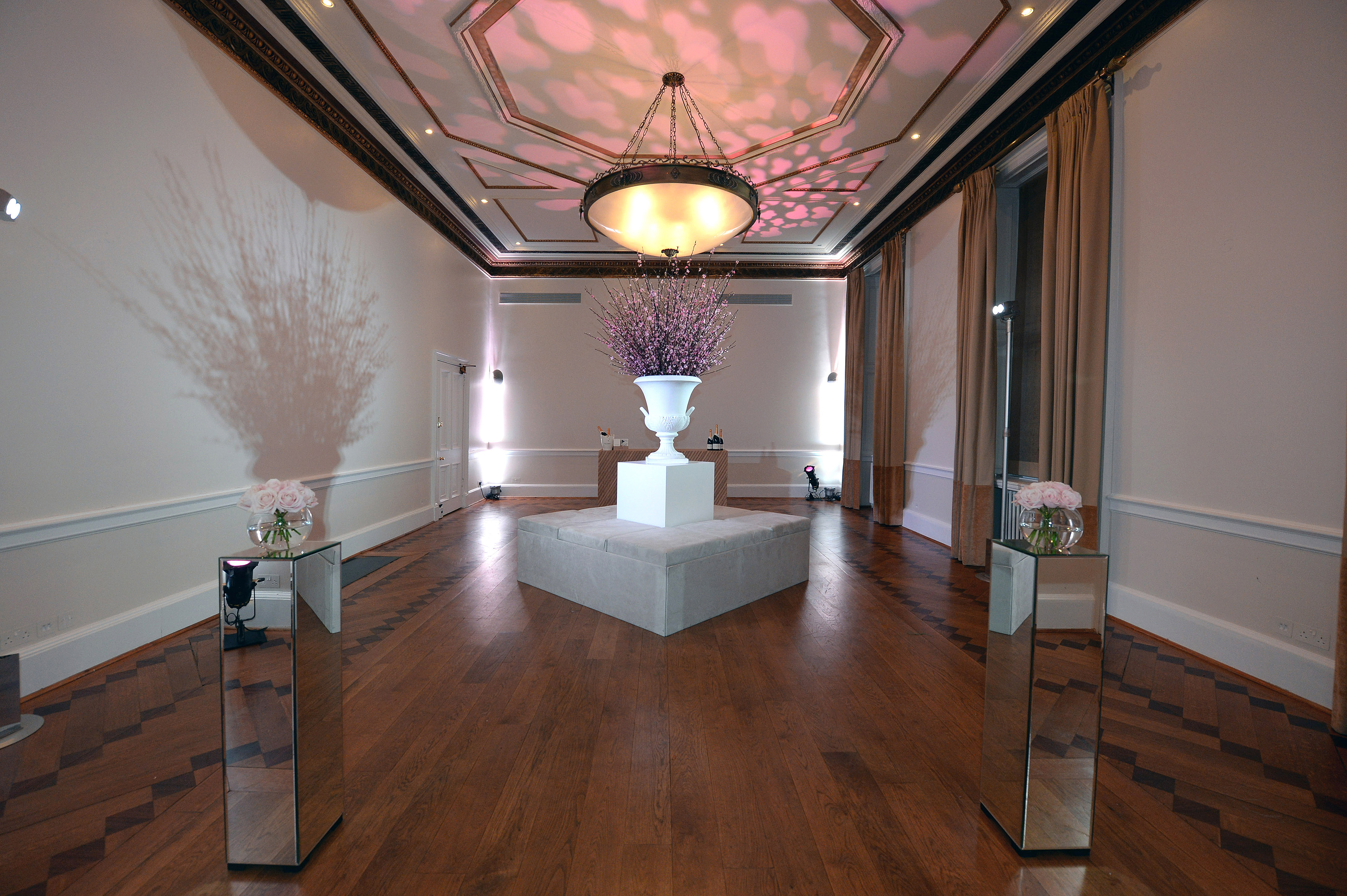 Elegant Rutland Room in Kent House, ideal for upscale weddings and corporate events.