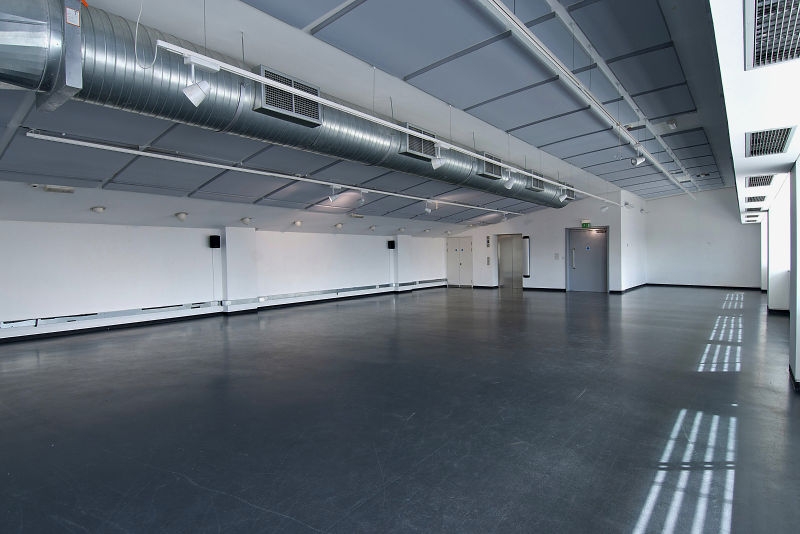 Spacious event space at The Mix, Rich Mix, ideal for corporate meetings and workshops.