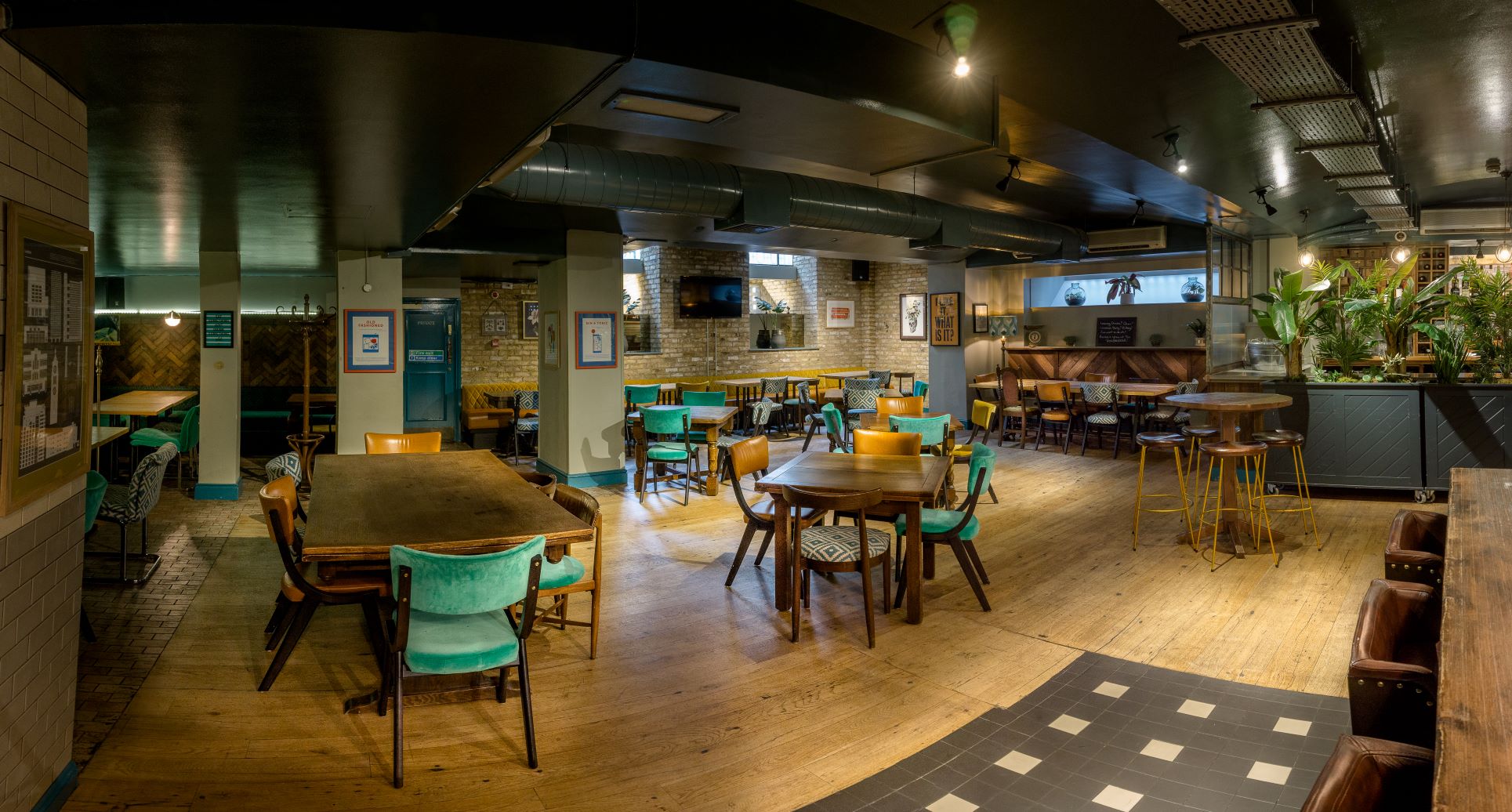 Cellar Bar at The Tokenhouse: versatile event space with warm lighting for gatherings.