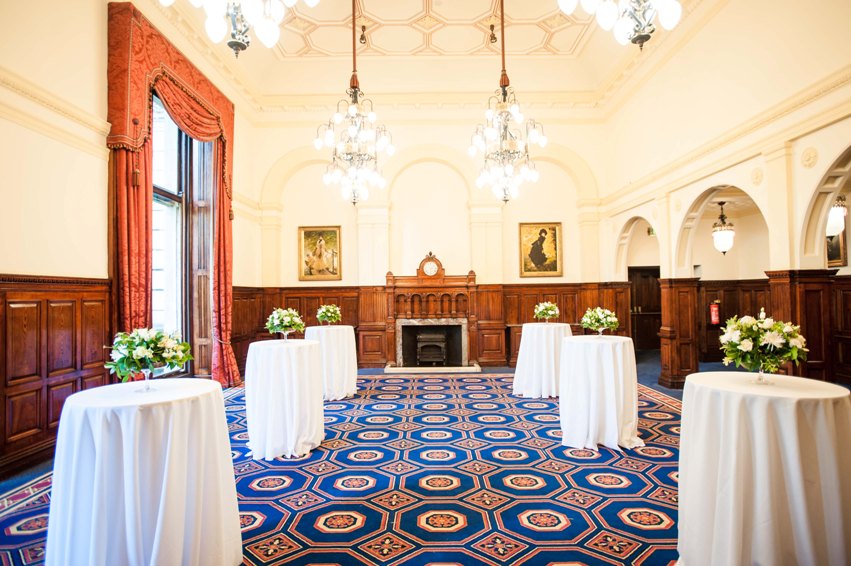 Elegant River Room at The Royal Horseguards Hotel, perfect for receptions and meetings.